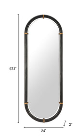 Brilo Black Mirror by Zuomod at Eve Furniture