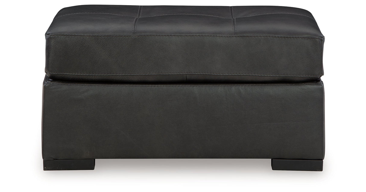 Brindley Fog Pier 4-Piece Sectional with Ottoman by Ashley at Eve Furniture