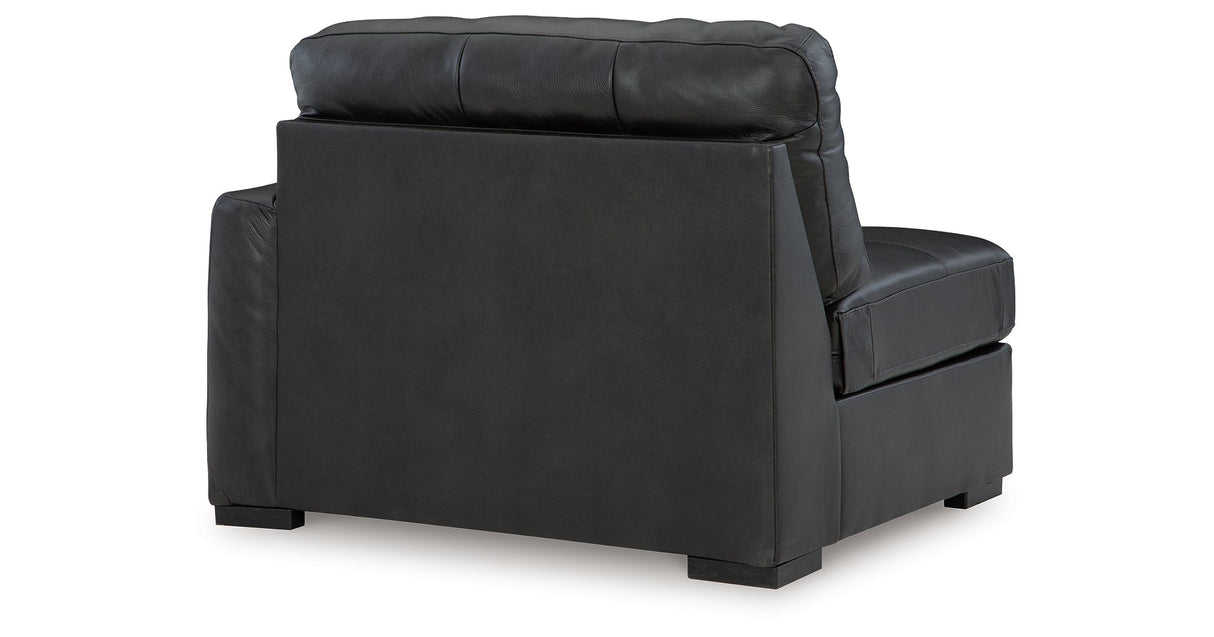Brindley Fog Pier 4-Piece Sectional with Ottoman by Ashley at Eve Furniture
