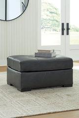 Brindley Fog Pier 4-Piece Sectional with Ottoman by Ashley at Eve Furniture