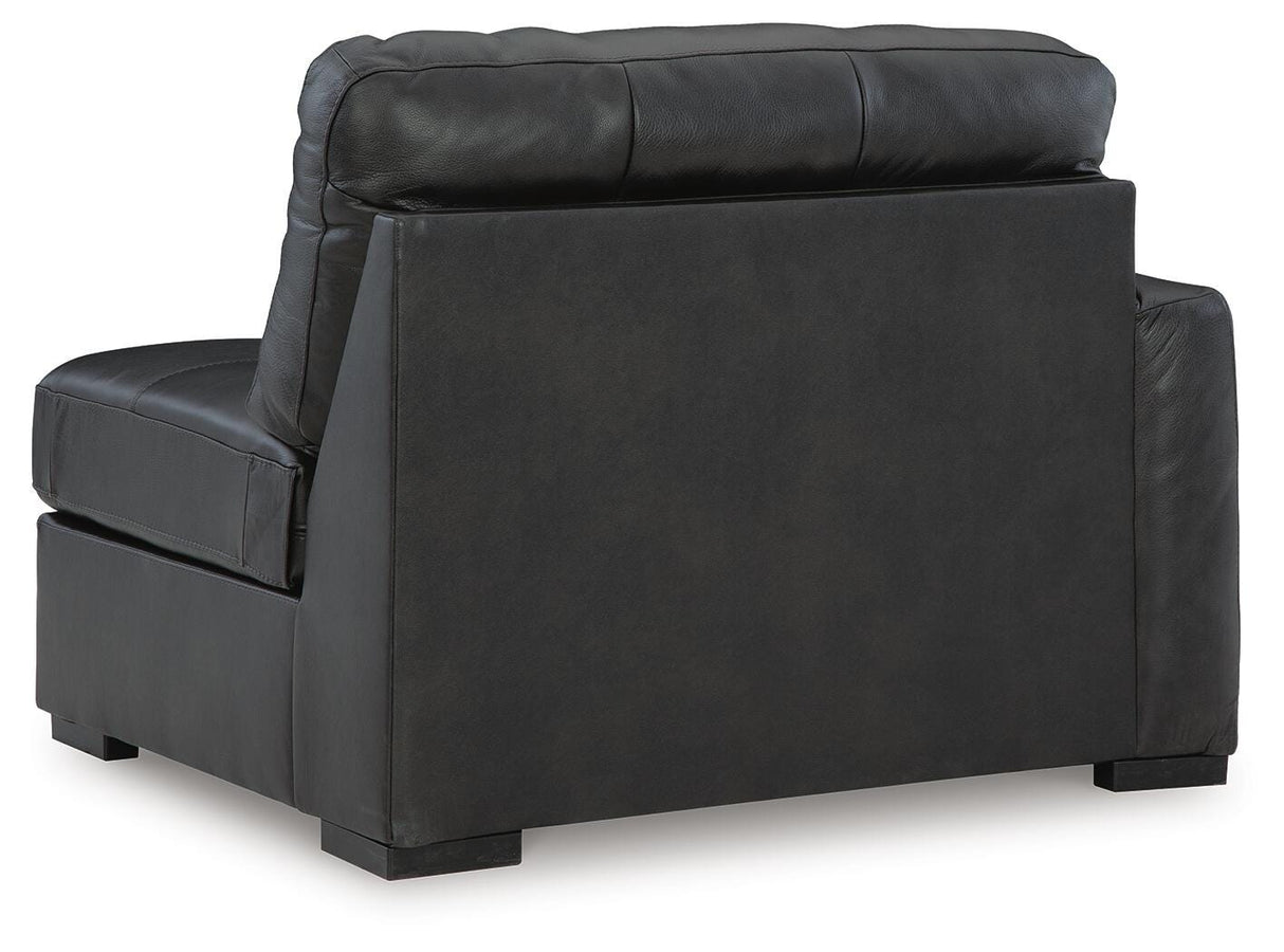 Brindley Fog Pier 4-Piece Sectional with Ottoman by Ashley at Eve Furniture