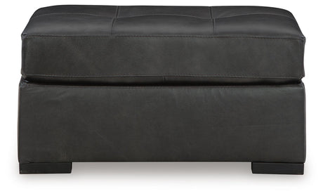 Brindley Fog Pier 4-Piece Sectional with Ottoman by Ashley at Eve Furniture
