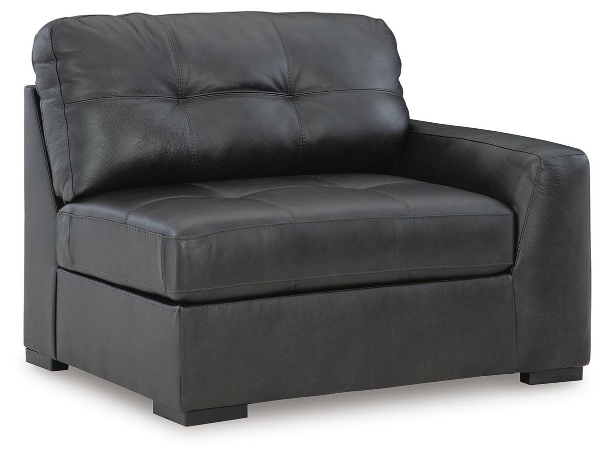 Brindley Fog Pier 4-Piece Sectional with Ottoman by Ashley at Eve Furniture