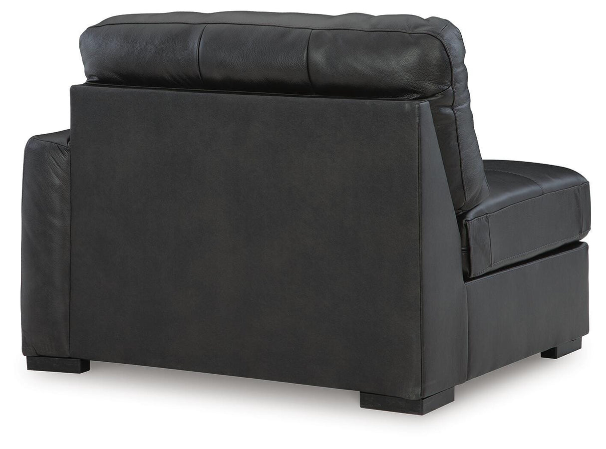 Brindley Fog Pier 4-Piece Sectional with Ottoman by Ashley at Eve Furniture