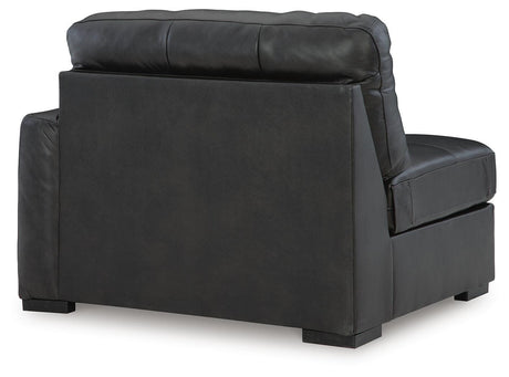 Brindley Fog Pier 4-Piece Sectional with Ottoman by Ashley at Eve Furniture