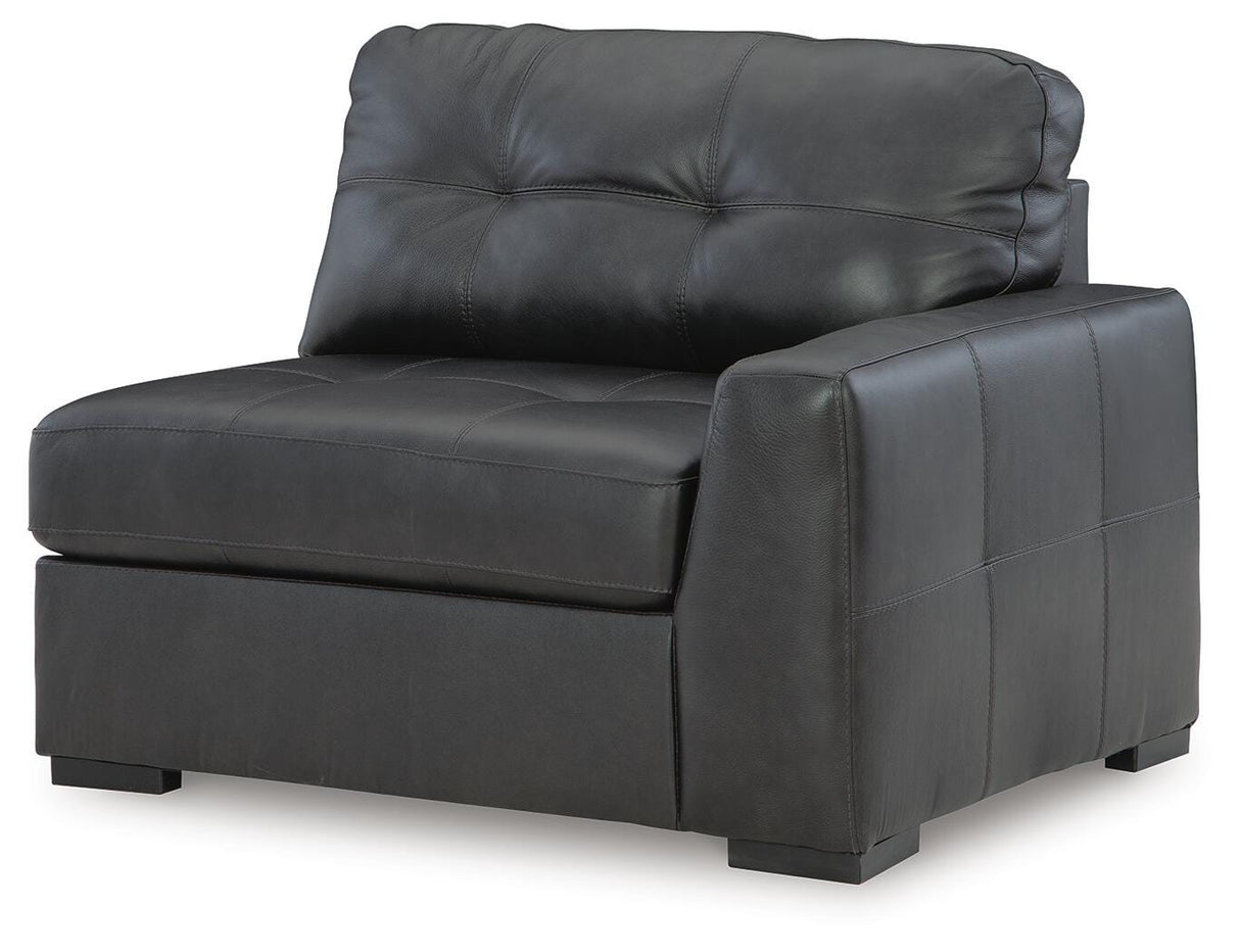 Brindley Fog Pier 4-Piece Sectional with Ottoman by Ashley at Eve Furniture