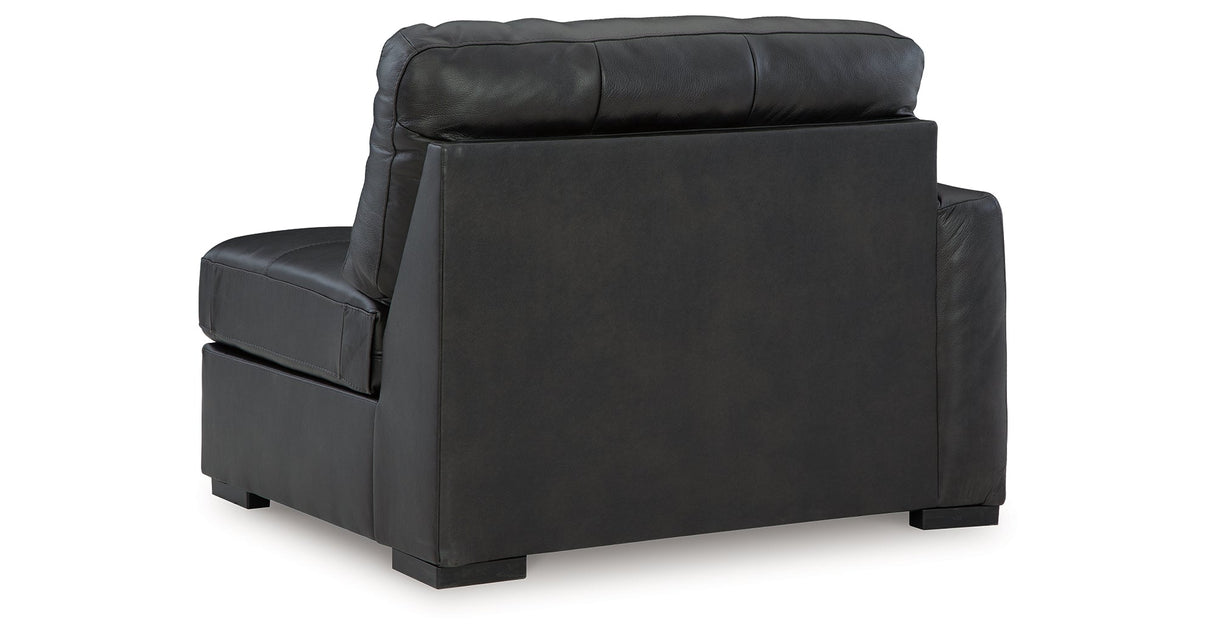 Brindley Fog Pier 4-Piece Sectional with Ottoman by Ashley at Eve Furniture
