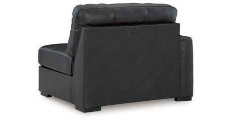 Brindley Fog Pier 4-Piece Sectional with Ottoman by Ashley at Eve Furniture