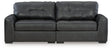 Brindley Pier Fog 2-Piece Sectional Loveseat by Ashley at Eve Furniture