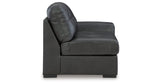 Brindley Pier Fog 3-Piece Sectional with Ottoman by Ashley at Eve Furniture