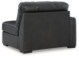 Brindley Pier Fog 3-Piece Sectional with Ottoman by Ashley at Eve Furniture