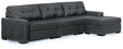 Brindley Pier Fog 3-Piece Sectional with Ottoman by Ashley at Eve Furniture