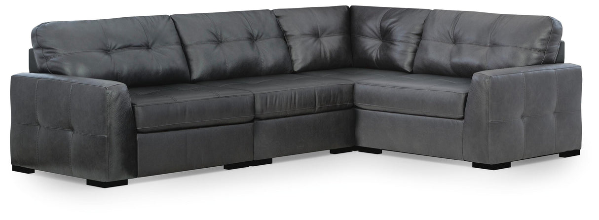 Brindley Pier Fog 4-Piece Sectional
