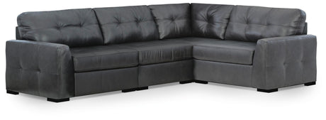 Brindley Pier Fog 4-Piece Sectional by Ashley at Eve Furniture