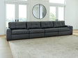 Brindley Pier Fog 4-Piece Sectional by Ashley at Eve Furniture