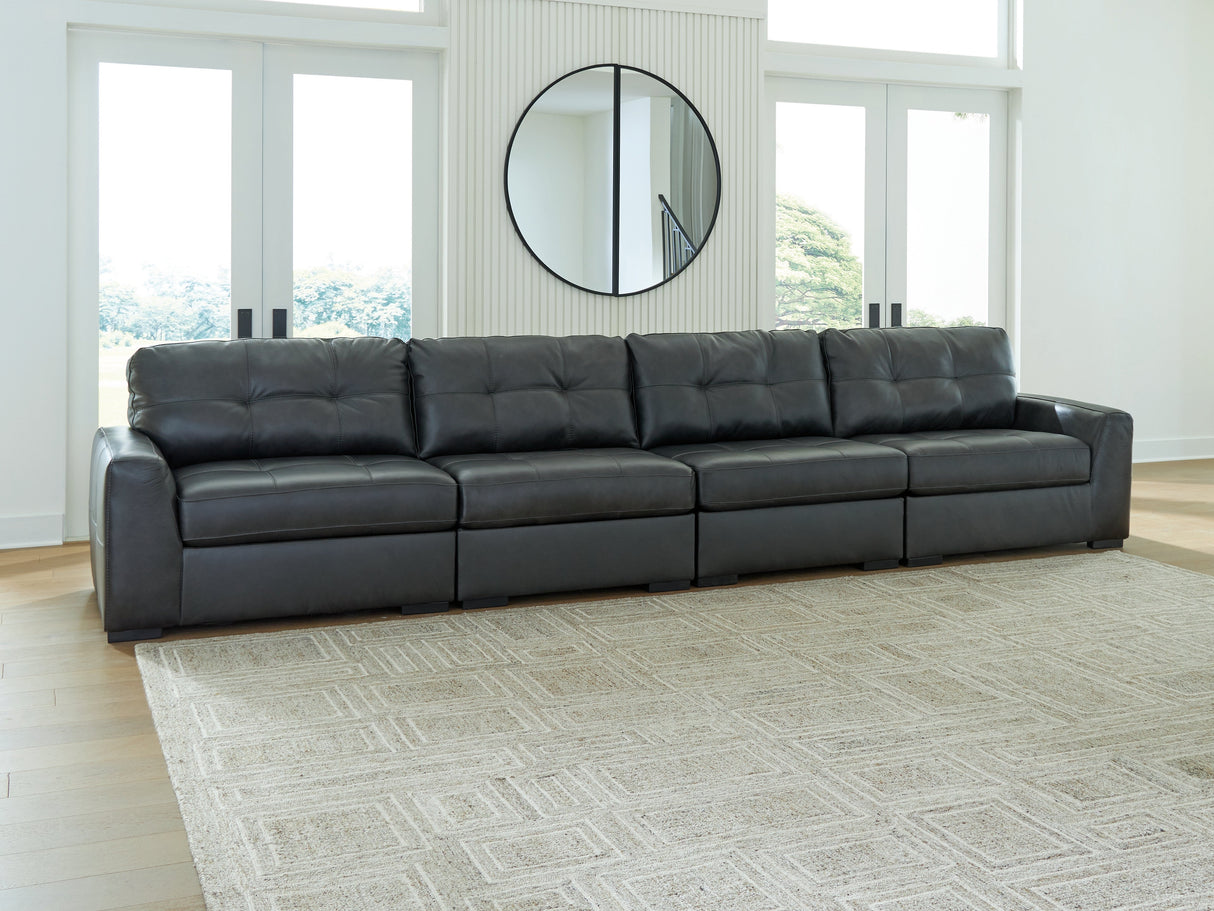 Brindley Pier Fog 4-Piece Sectional by Ashley at Eve Furniture