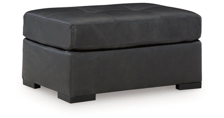 Brindley Pier Fog 4-Piece Sectional with Ottoman by Ashley at Eve Furniture