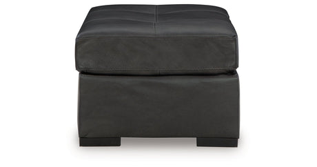 Brindley Pier Fog 4-Piece Sectional with Ottoman by Ashley at Eve Furniture