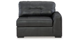 Brindley Pier Fog 4-Piece Sectional with Ottoman by Ashley at Eve Furniture