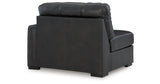 Brindley Pier Fog 4-Piece Sectional with Ottoman by Ashley at Eve Furniture