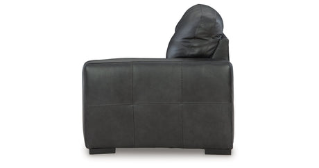 Brindley Pier Fog 4-Piece Sectional with Ottoman by Ashley at Eve Furniture