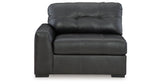 Brindley Pier Fog 4-Piece Sectional with Ottoman by Ashley at Eve Furniture