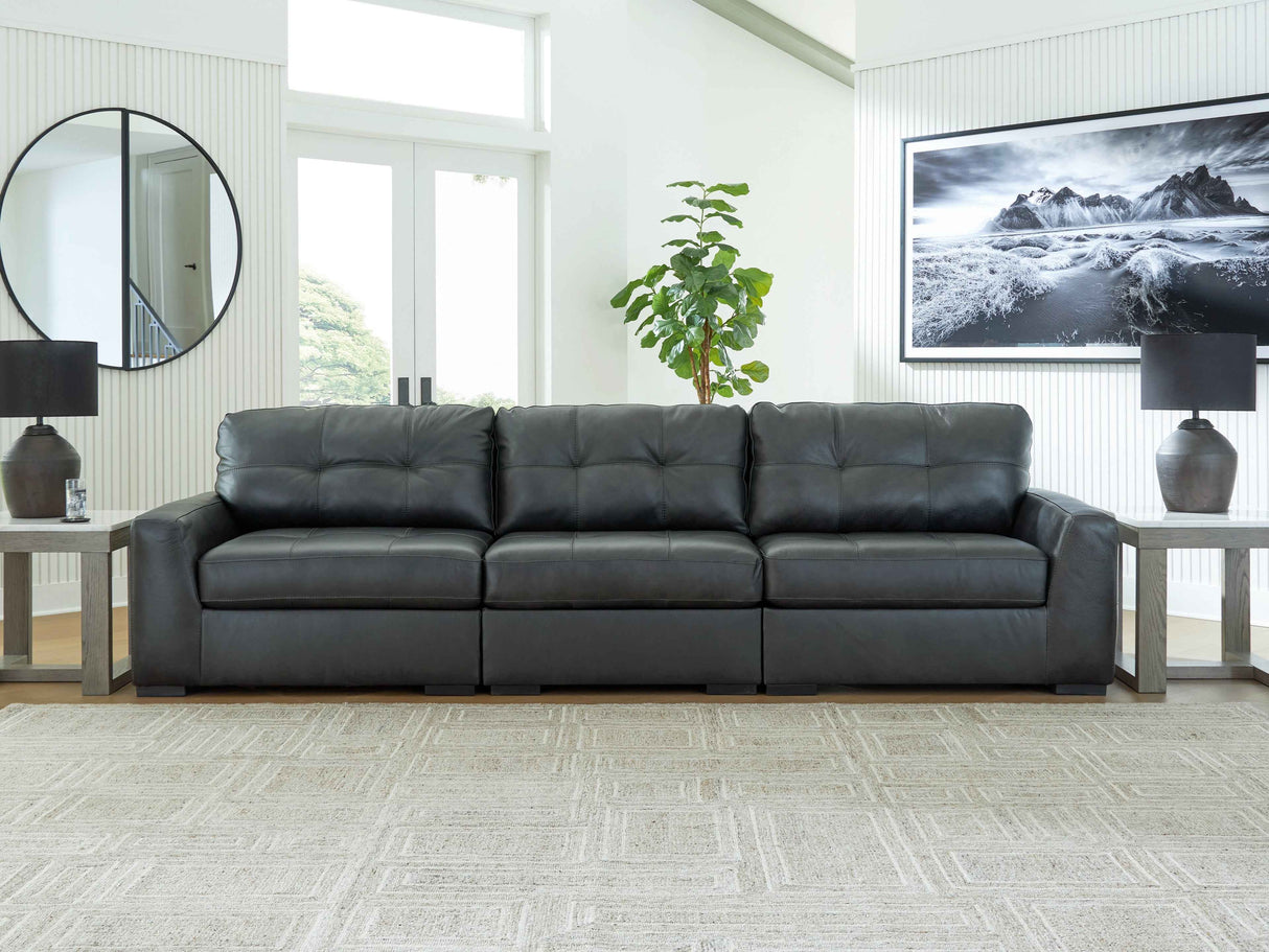 Brindley Pier Fog Living Room Set by Ashley at Eve Furniture