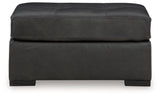 Brindley Pier Fog Oversized Accent Ottoman