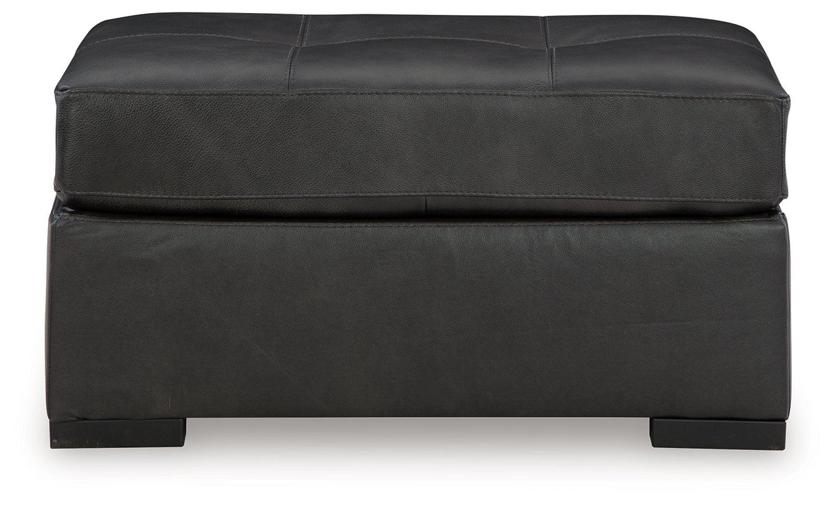 Brindley Pier Fog Oversized Accent Ottoman by Ashley at Eve Furniture