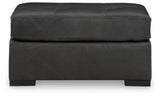 Brindley Pier Fog Oversized Accent Ottoman by Ashley at Eve Furniture