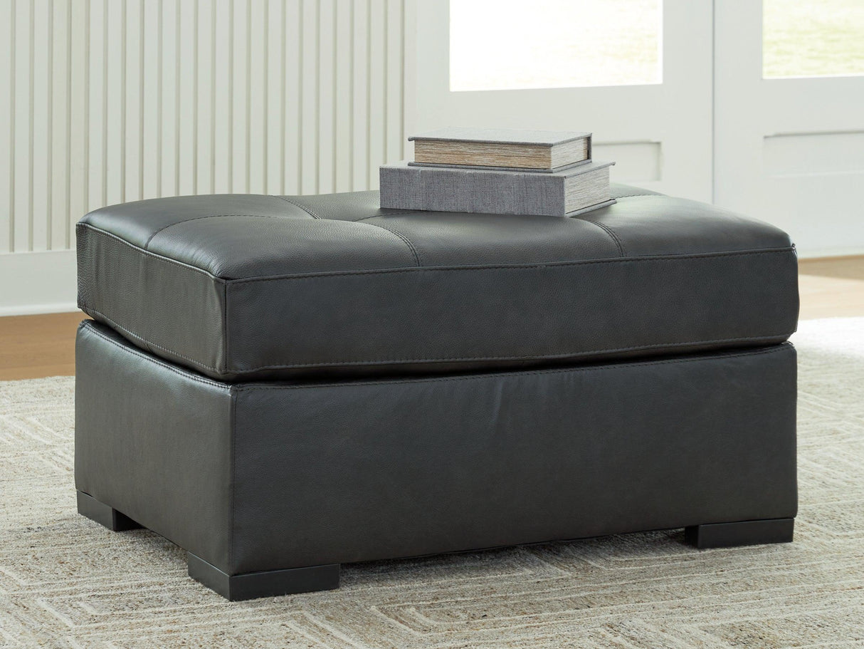 Brindley Pier Fog Oversized Accent Ottoman by Ashley at Eve Furniture