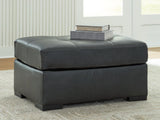 Brindley Pier Fog Oversized Accent Ottoman by Ashley at Eve Furniture