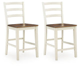 Brinfern Brown/Antique White, Set of 2 by Ashley at Eve Furniture