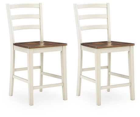 Brinfern Brown/Antique White, Set of 2 by Ashley at Eve Furniture