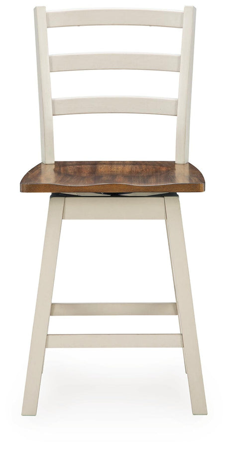 Brinfern Brown/Antique White, Set of 2 by Ashley at Eve Furniture