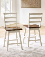 Brinfern Brown/Antique White, Set of 2 by Ashley at Eve Furniture