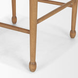 Brinley Woven Paper Rope w/ Brown Wood Frame Counter Stool by Mercana at Eve Furniture