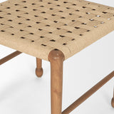 Brinley Woven Paper Rope w/ Brown Wood Frame Dining Chair, Set of 2 by Mercana at Eve Furniture