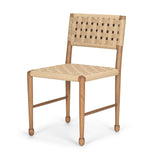 Brinley Woven Paper Rope w/ Brown Wood Frame Dining Chair, Set of 2 by Mercana at Eve Furniture
