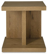 Brinstead Light Brown Chairside End Table by Ashley at Eve Furniture
