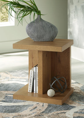 Brinstead Light Brown Chairside End Table by Ashley at Eve Furniture