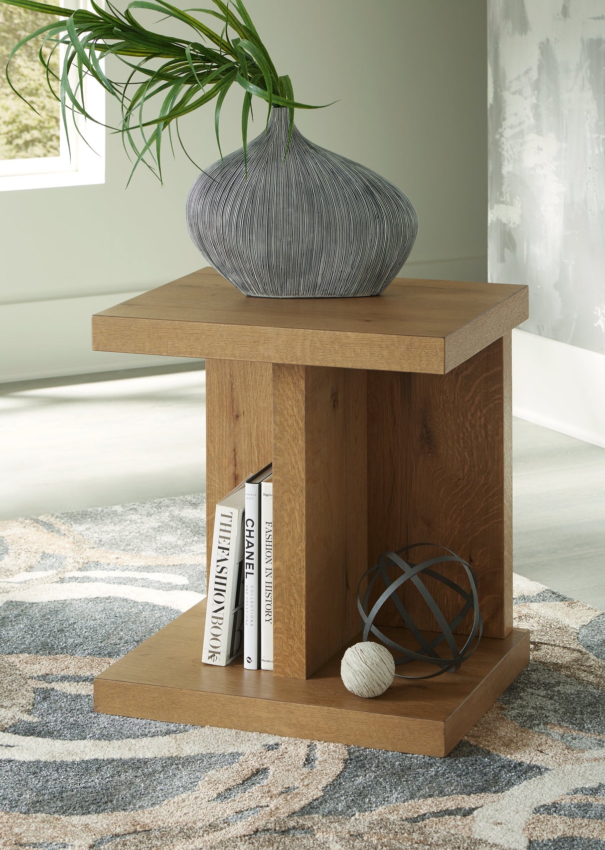 Brinstead Light Brown Chairside End Table