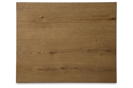 Brinstead Light Brown Coffee Table and 2 Chairside End Tables by Ashley at Eve Furniture