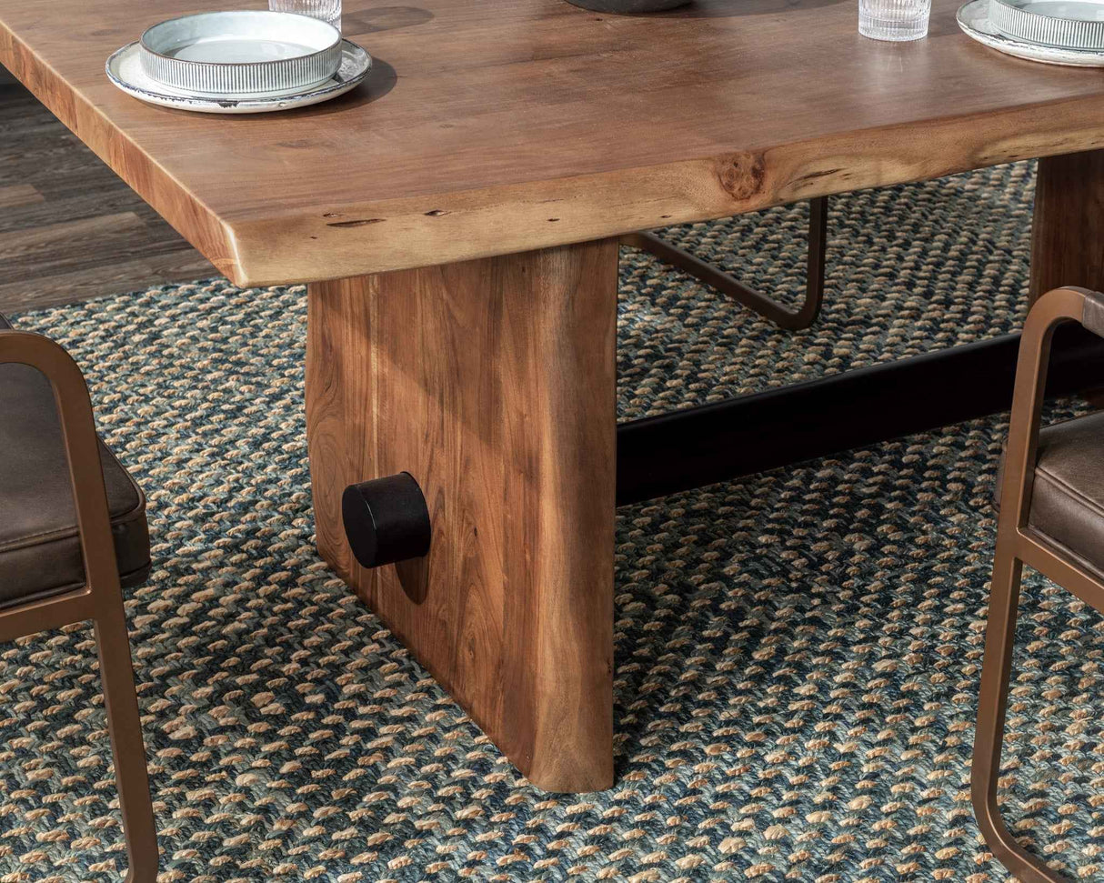 Brinton Acorn Brown Dining Table by Classic Home at Eve Furniture