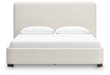 Brintstreet Beige California King Upholstered Bed by Ashley at Eve Furniture