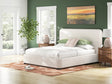 Brintstreet Beige California King Upholstered Bed by Ashley at Eve Furniture