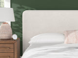 Brintstreet Beige King Upholstered Bed by Ashley at Eve Furniture