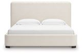 Brintstreet Beige King Upholstered Bed by Ashley at Eve Furniture