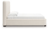 Brintstreet Beige King Upholstered Bed by Ashley at Eve Furniture
