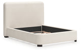 Brintstreet Beige Queen Upholstered Bed by Ashley at Eve Furniture